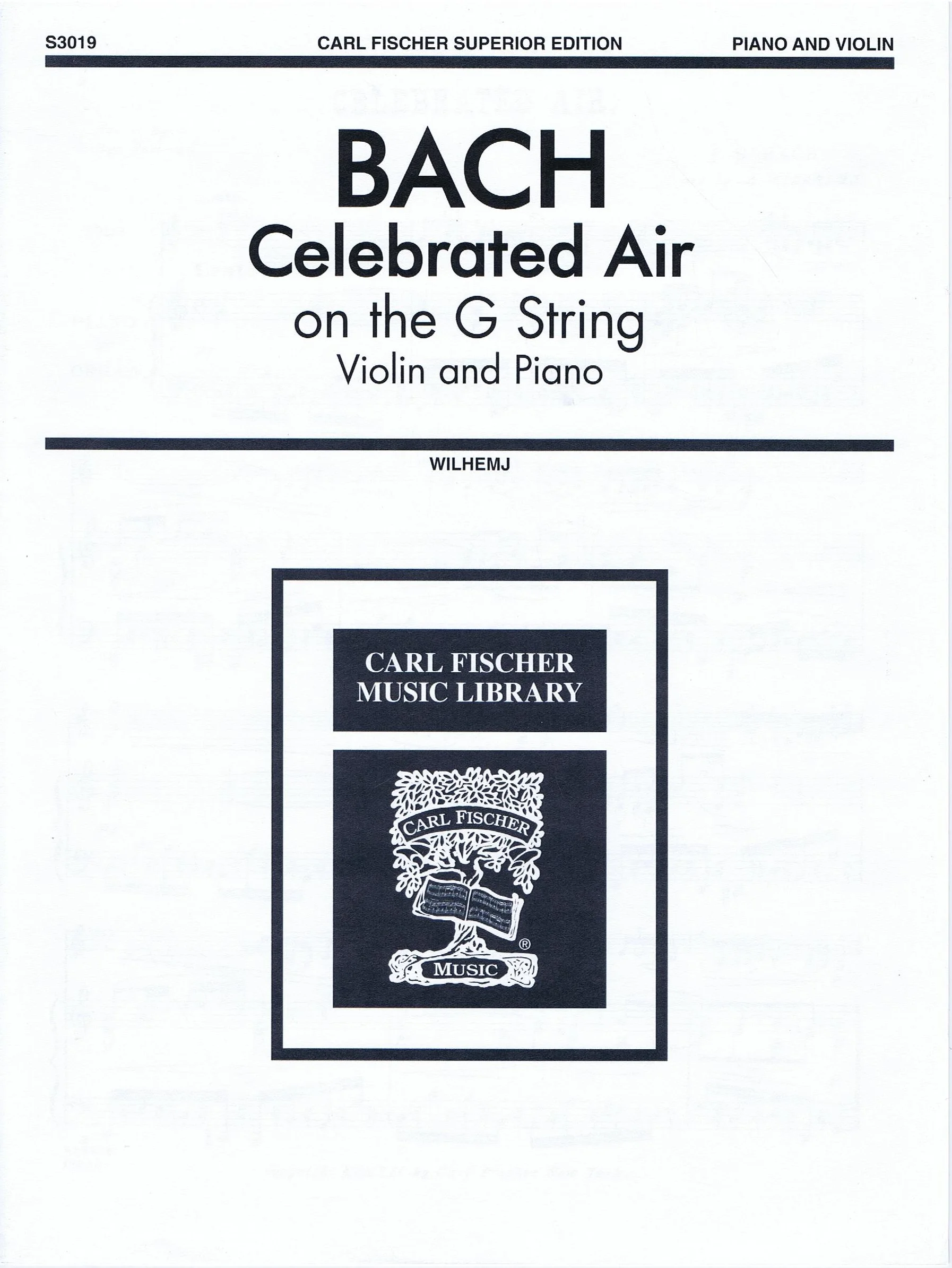 Bach Celebrated Air On The G String CF S3019