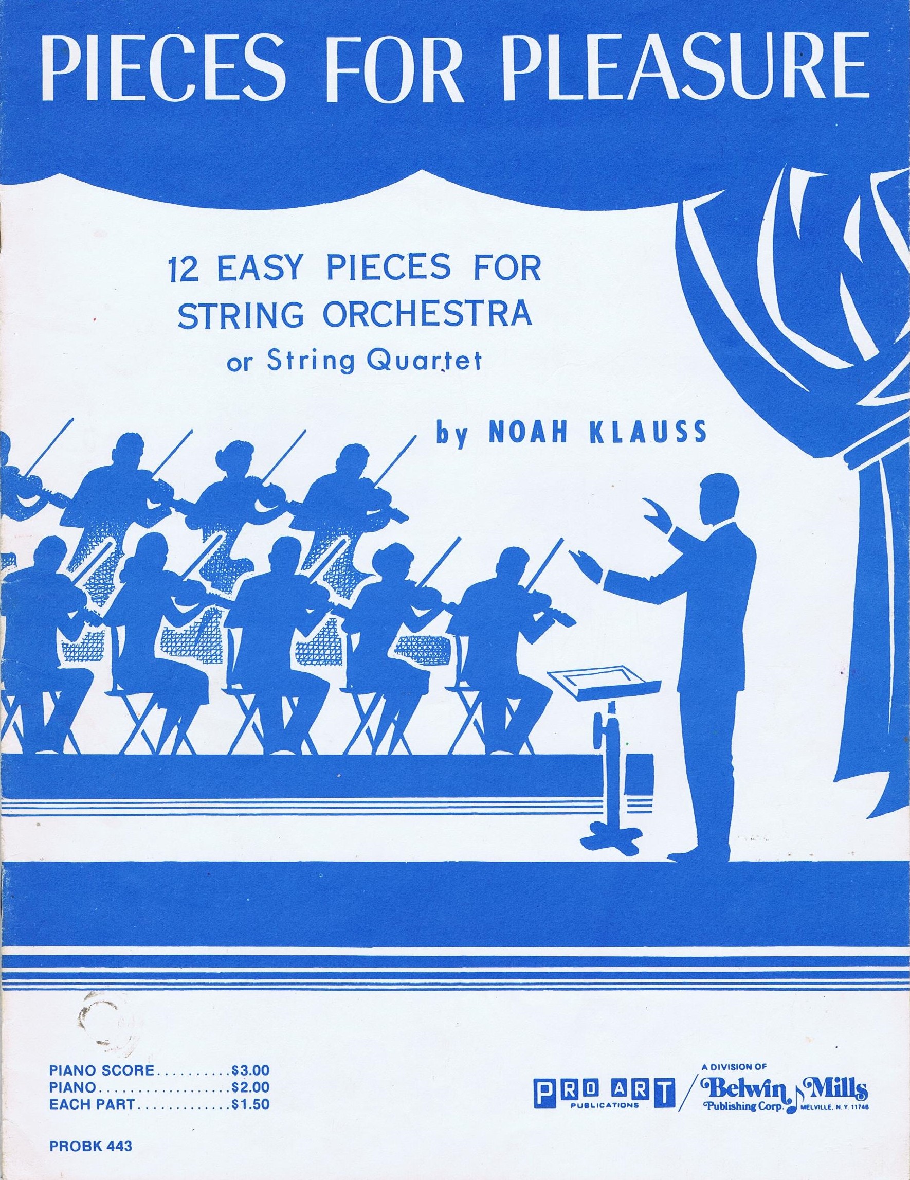 Orchestration - Pieces for Pleasure - 12 Easy Pieces for String Orchestra