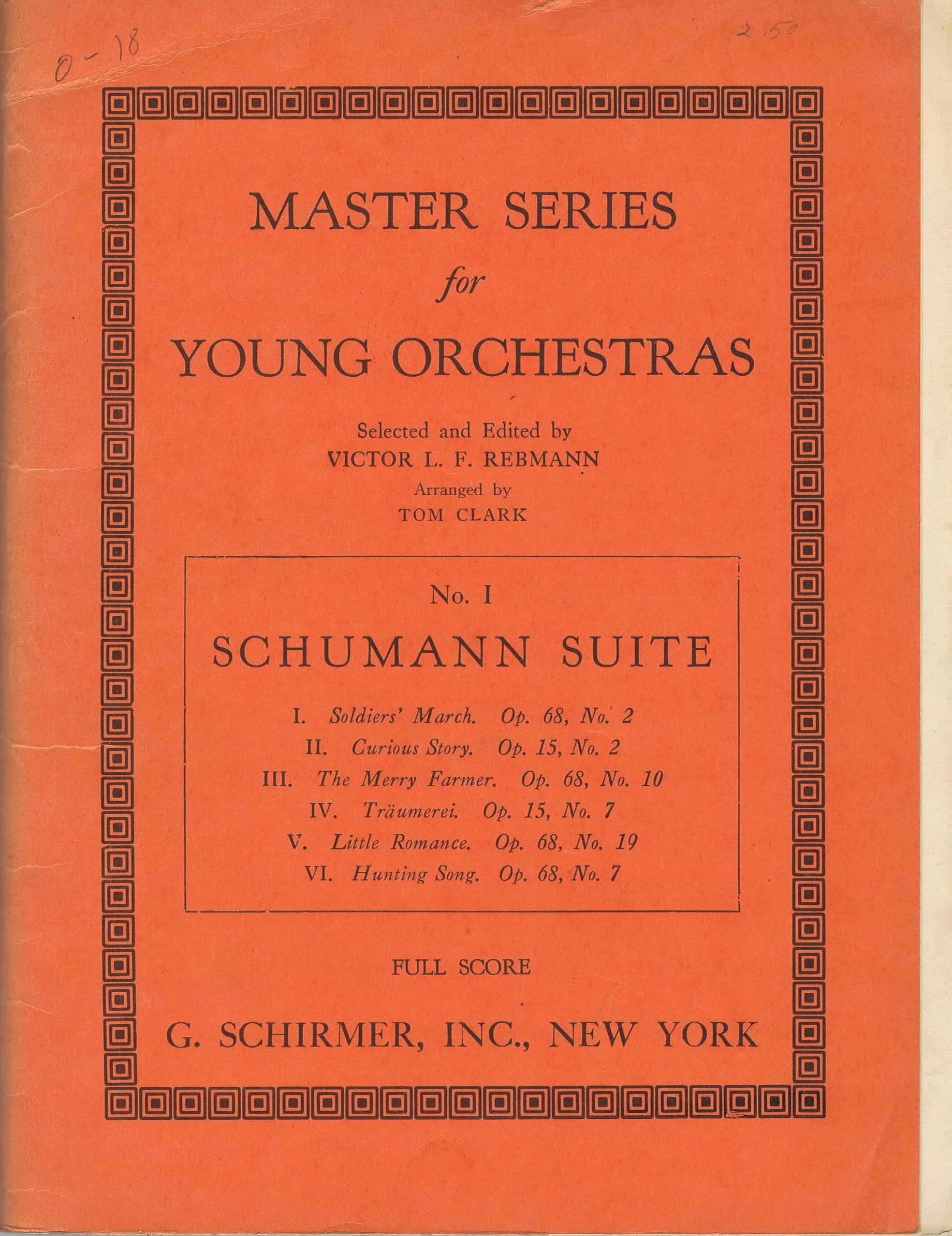Orchestration - Schumann Suites Master Series for Young Orchestras