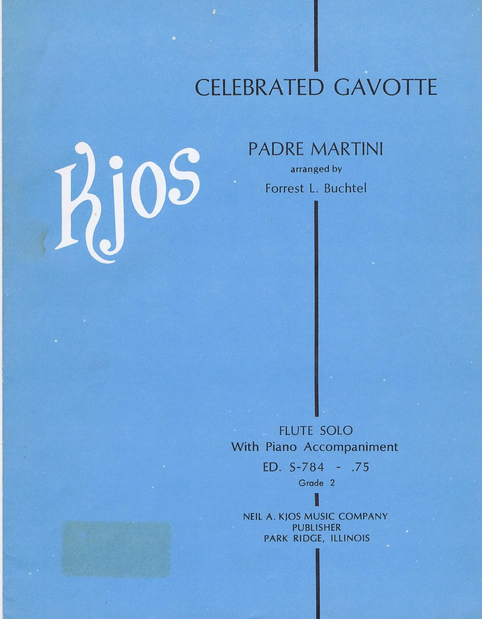 Parade Martini Celebrated Gavotte 