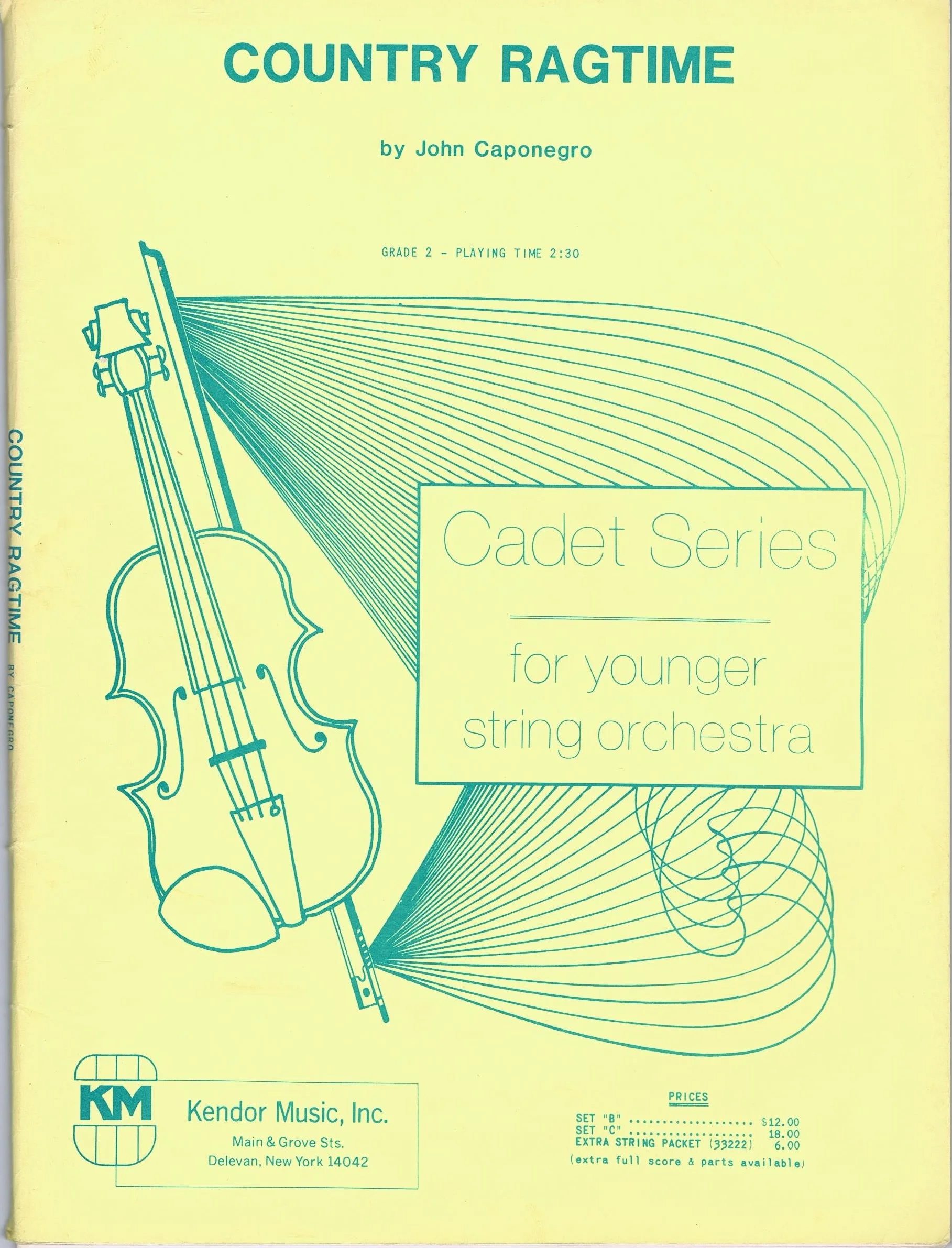 Orchestration - Country Ragtime by John Caponegro Grade 2