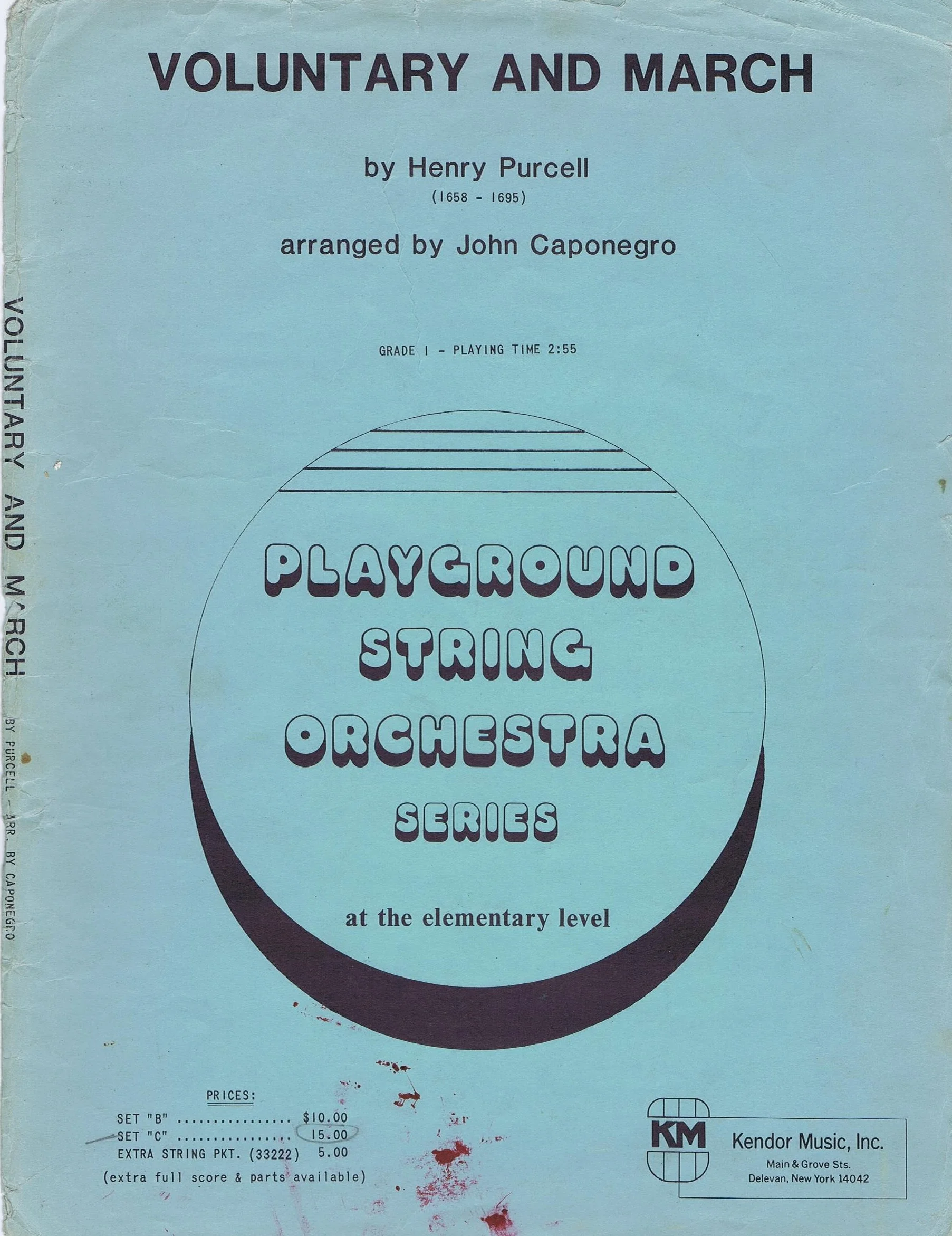 Orchestration - Voluntary and March by Henry Purcell