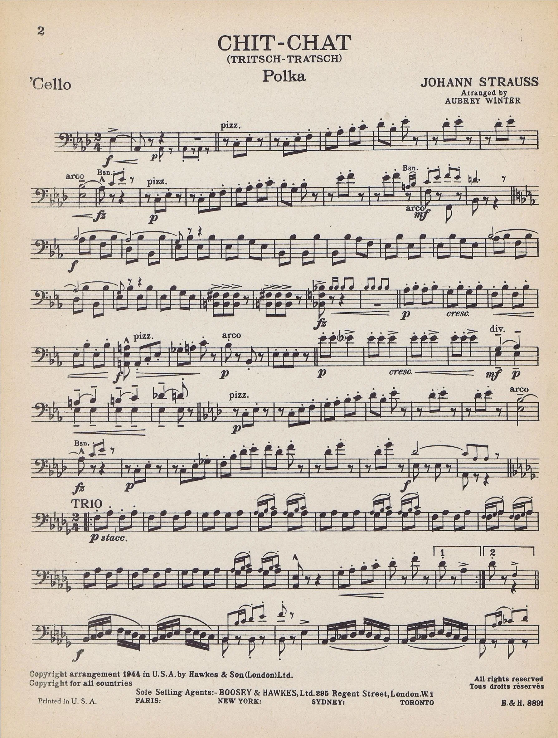 Orchestration - Chit Chat Johann Strauss