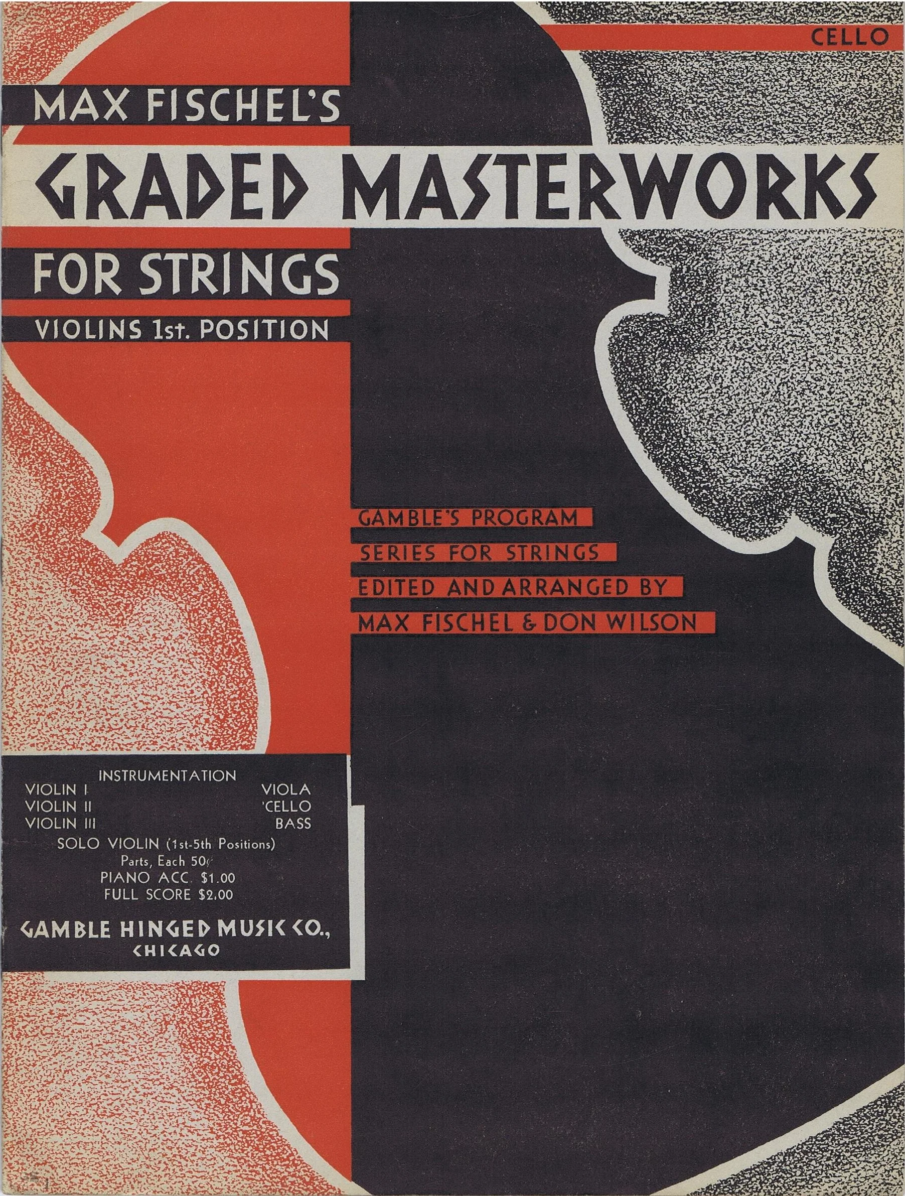 Orchestration - Max Fischel's Graded Masterworks for Strings Violins 1st Position 