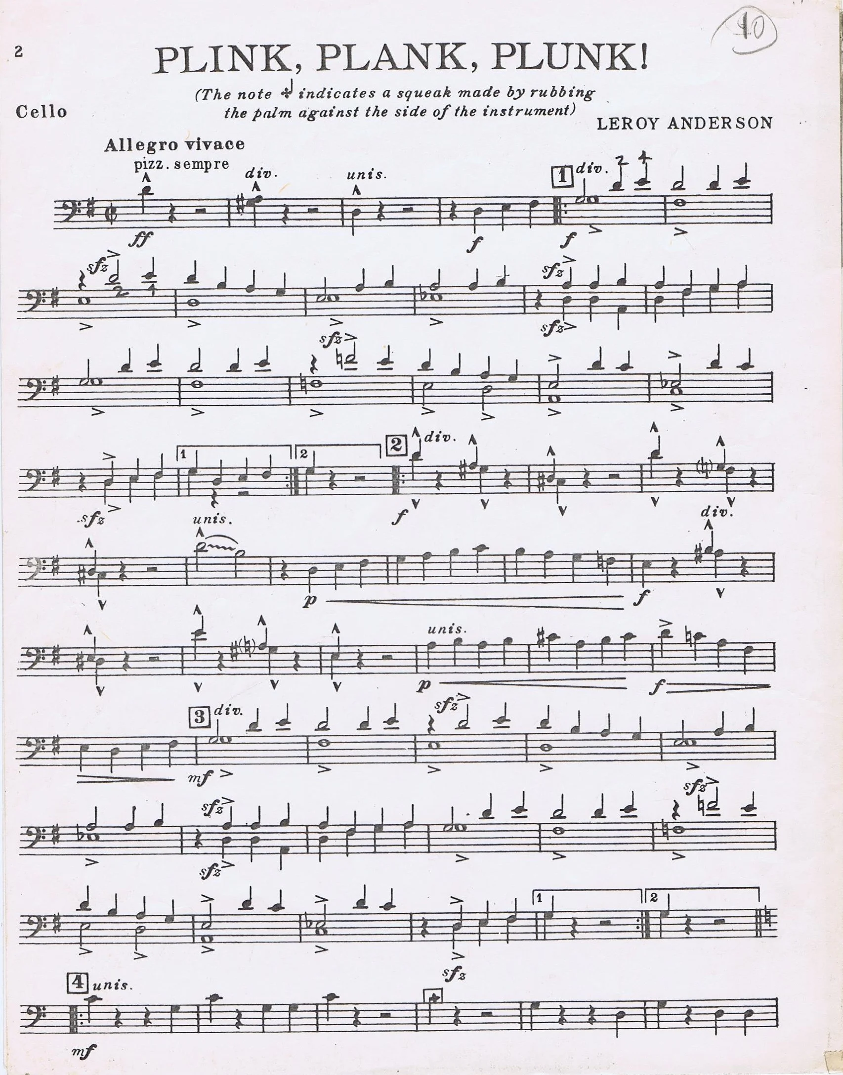 Plink Plank Plunk by Leroy Anderson