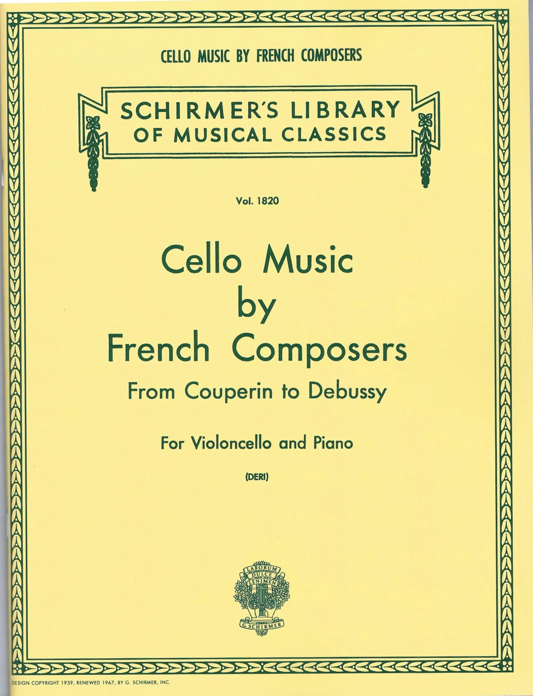 Cello Music by French Composers HL 50262000