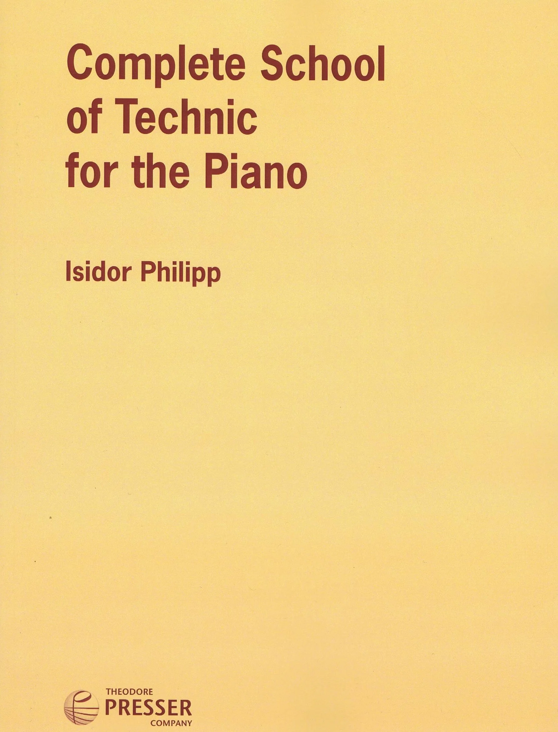Philipp Complete School Of Technic for The Piano CF 410-40088