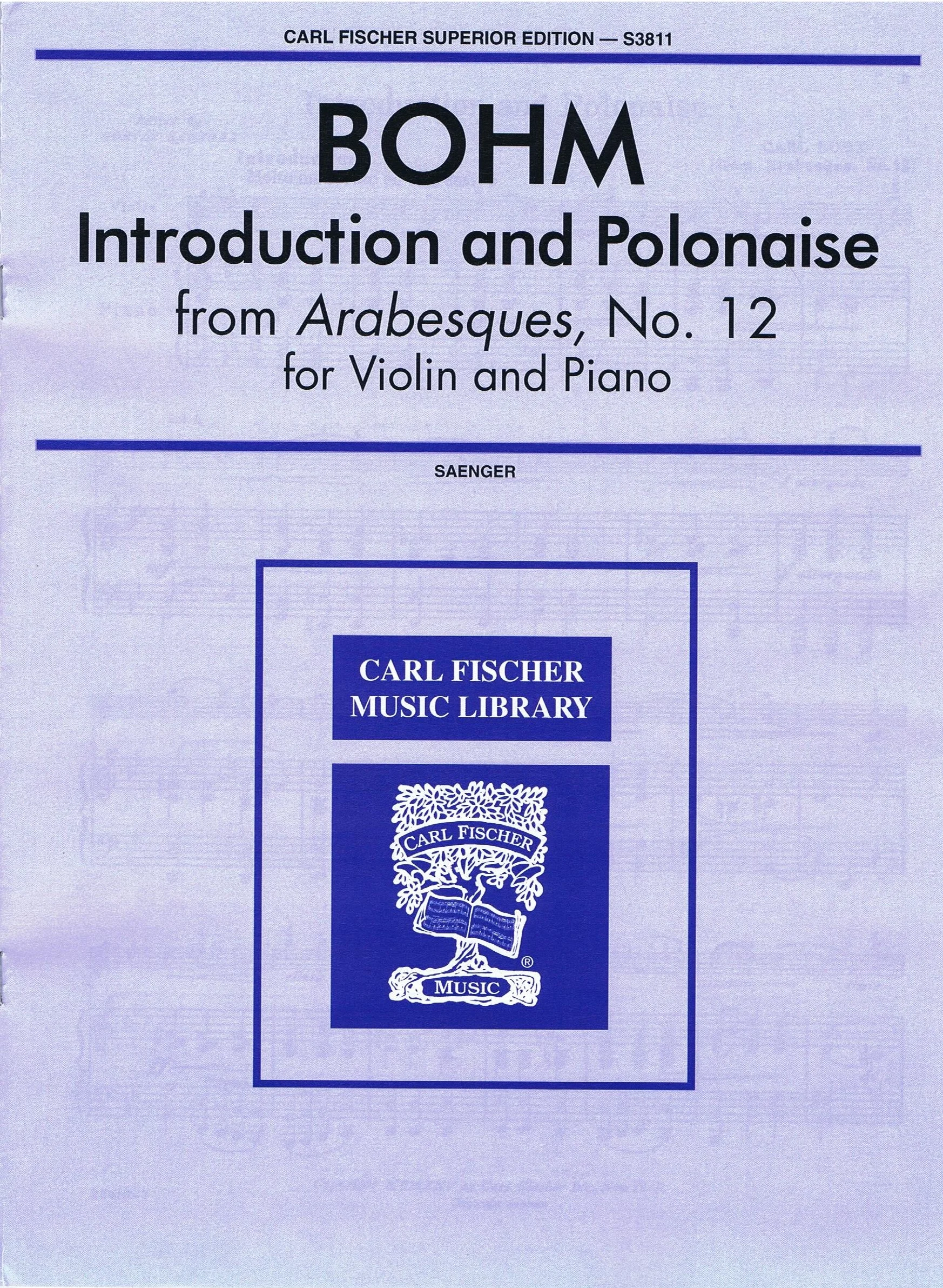 Bohm Introduction and Polonaise CF S3811