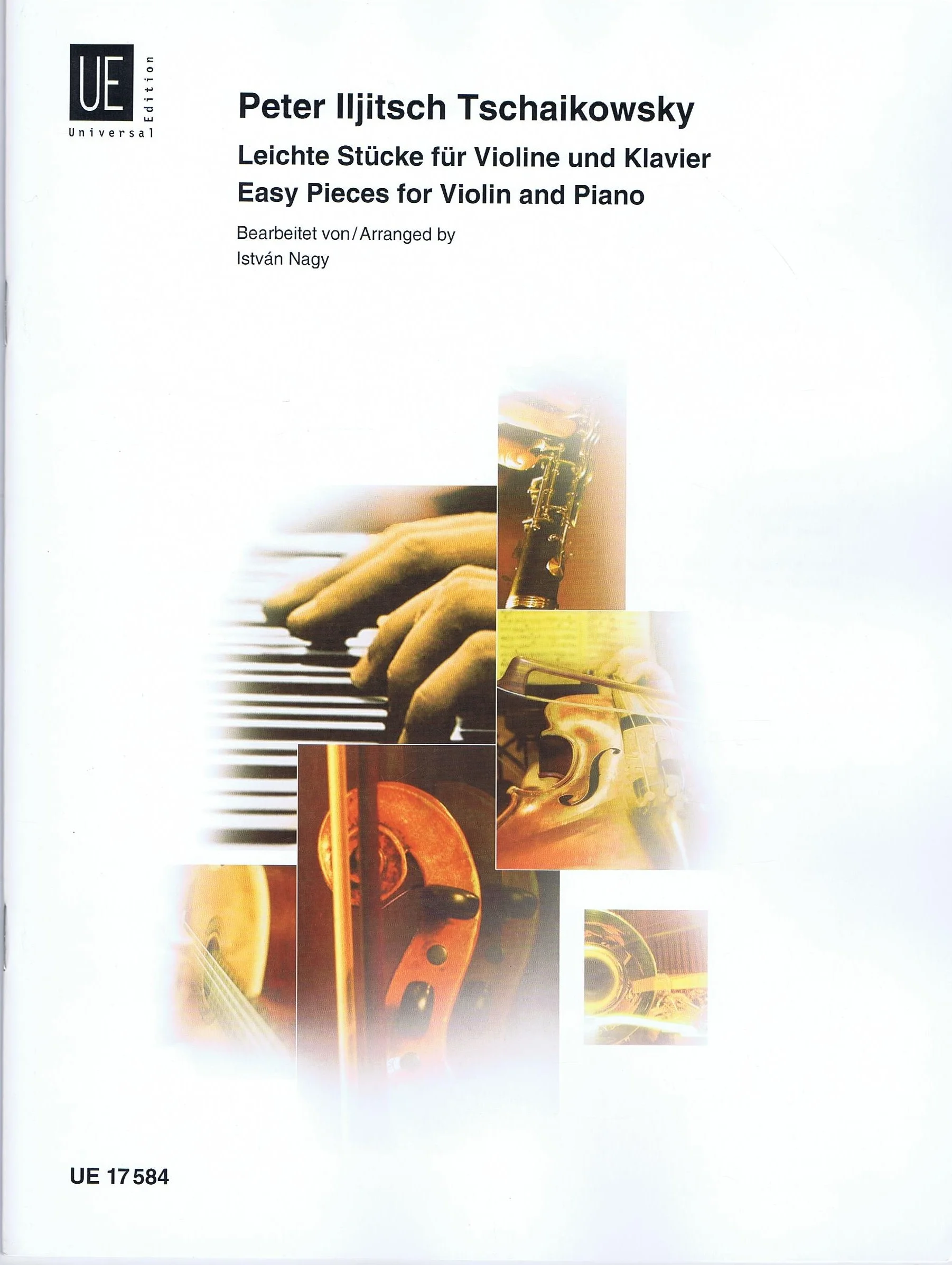 Tchaikovsky Easy Pieces, Violin/Piano CF UE17584