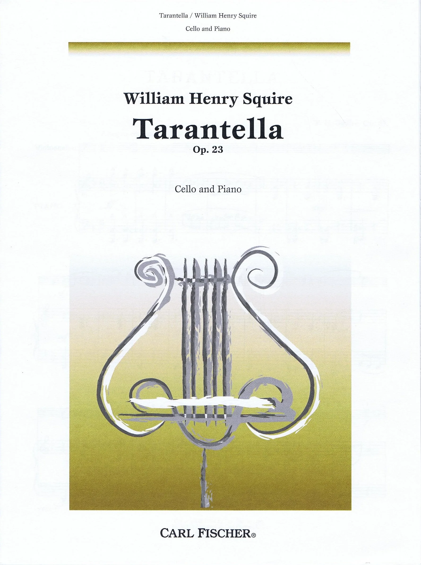 Squire Tarantella, Op. 23, Opus 23 CF B2691
