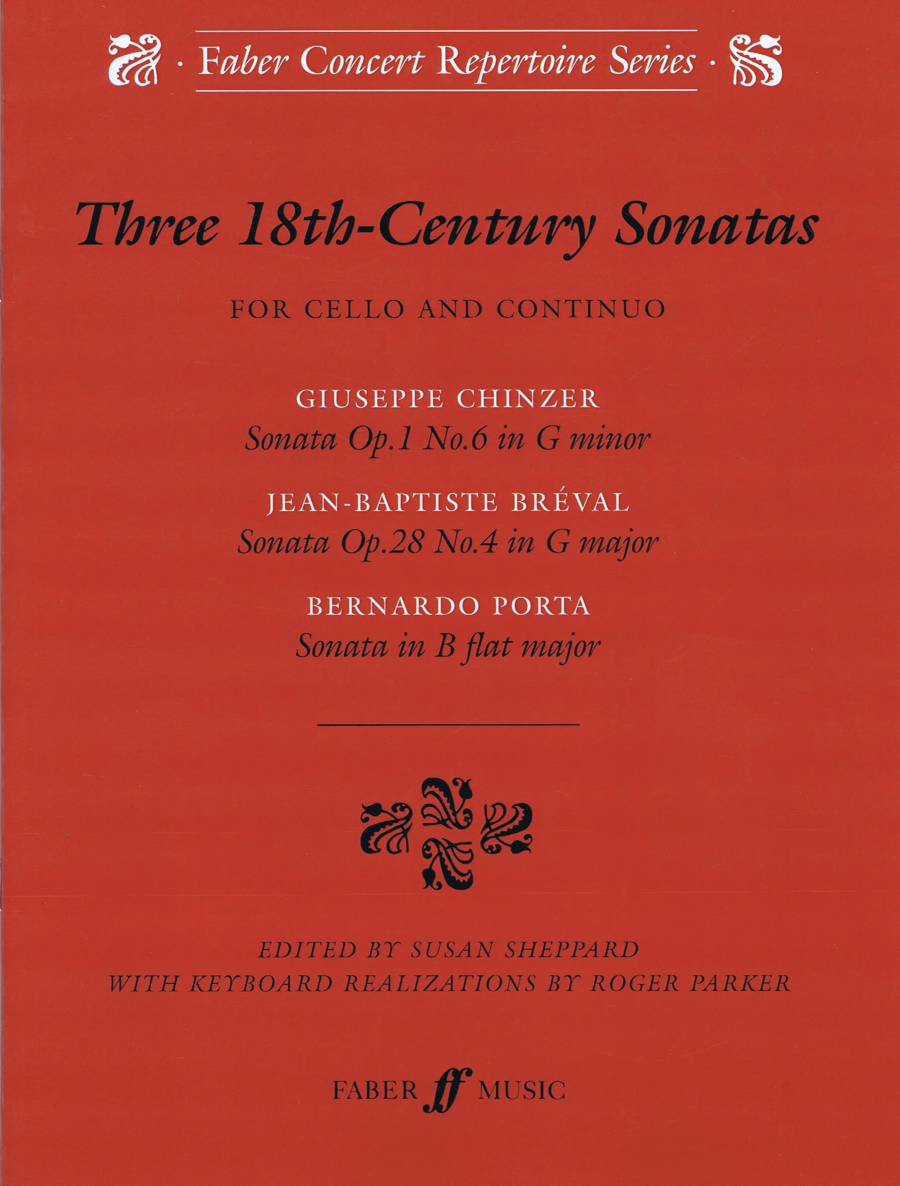 Three 18th Century Sonatas Faber Cello Concert Repertoire Series  Alfred 12-0571520596