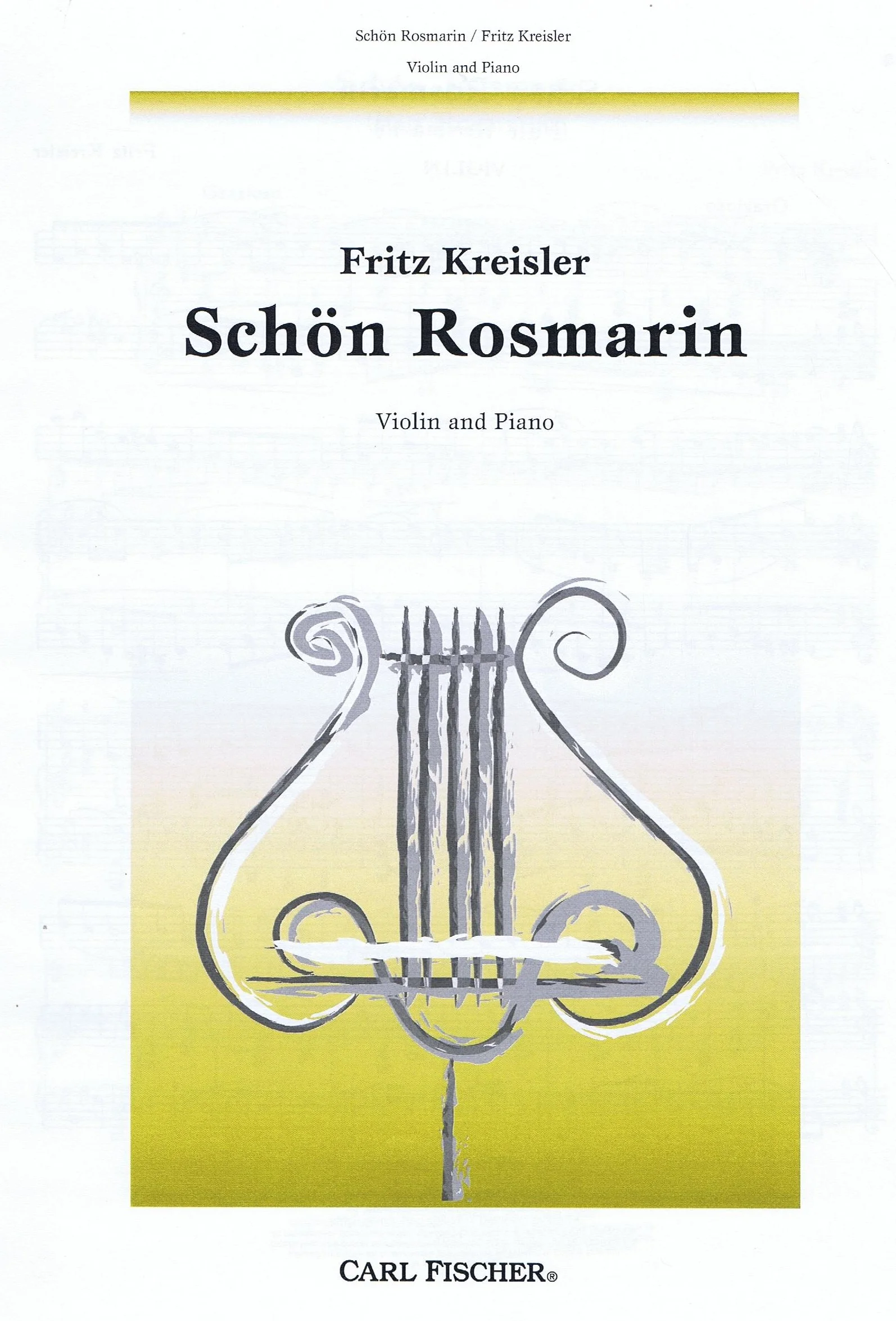Fritz Kreisler Schon Rosmarin CF F1055 