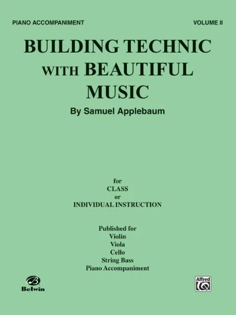 Samuel Applebaum Building Technic With Beautiful Music, Book II CF EL01760