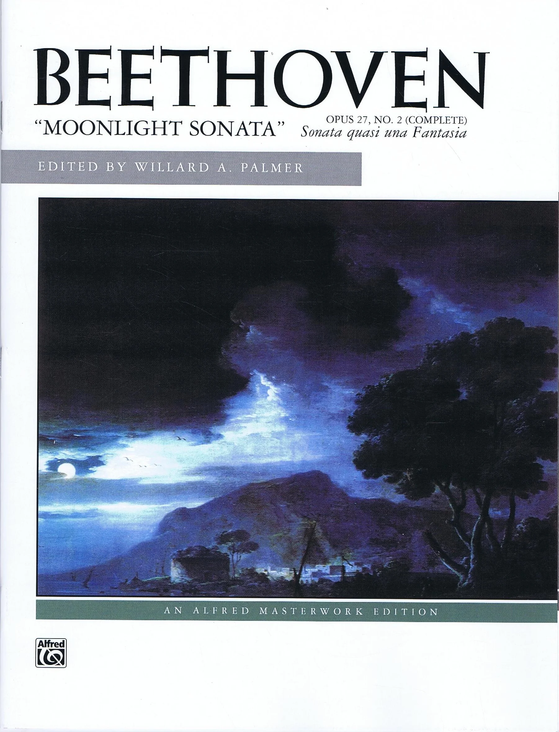 Beethoven Moonlight Sonata, Opus 27, No. 2 (Complete) Alfred 2502