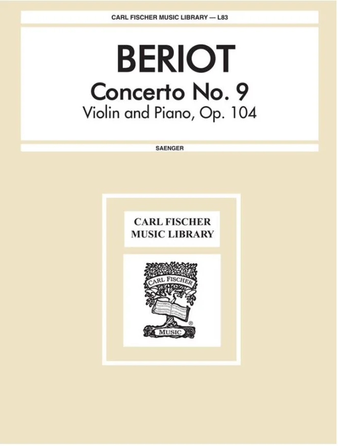 DeBeriot Concerto No. 9, Opus 104 CF L83