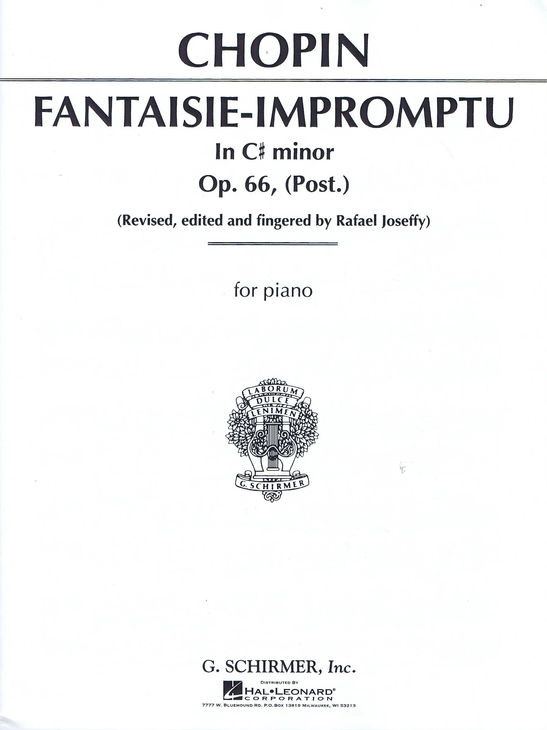 Chopin Fantasie Impromptu, Op. 66 in C# Minor HL 50266240