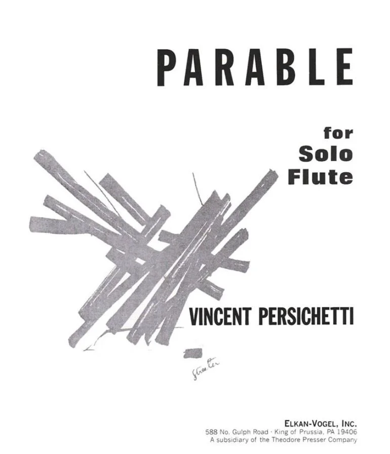 Persichetti Parable for Solo Flute, Opus 100 CF 164-00031
