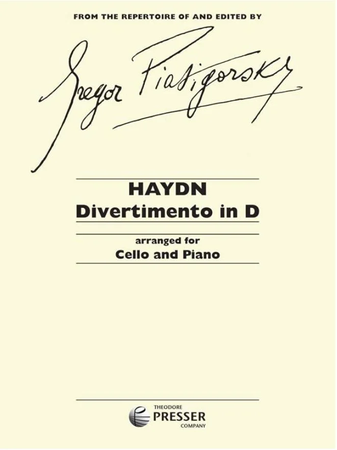 Haydn Divertimento In D CF 164-00021