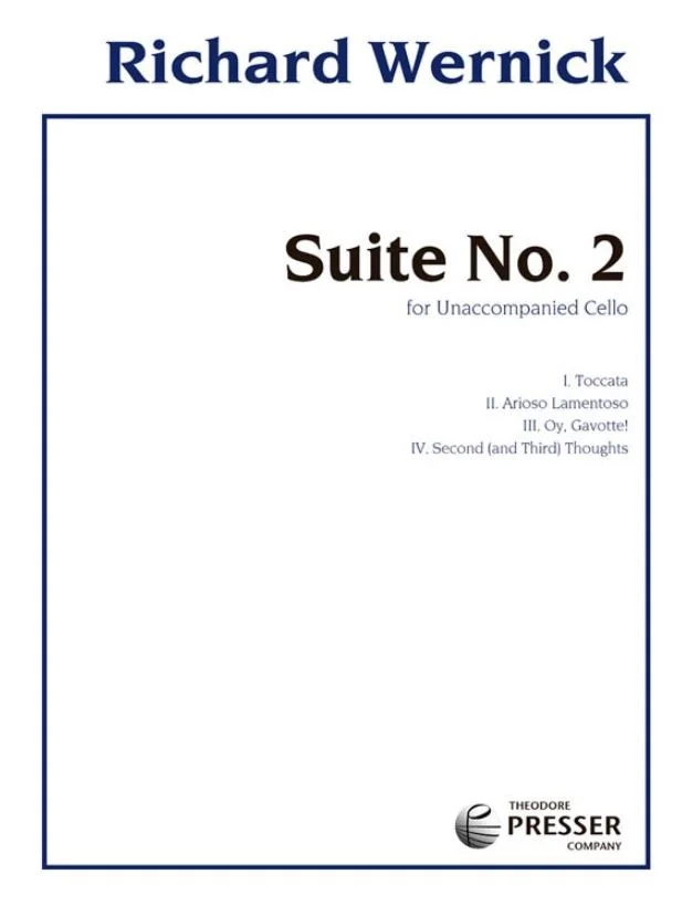 Wernick Suite No. 2 for Unaccompanied Cello CF 114-41355