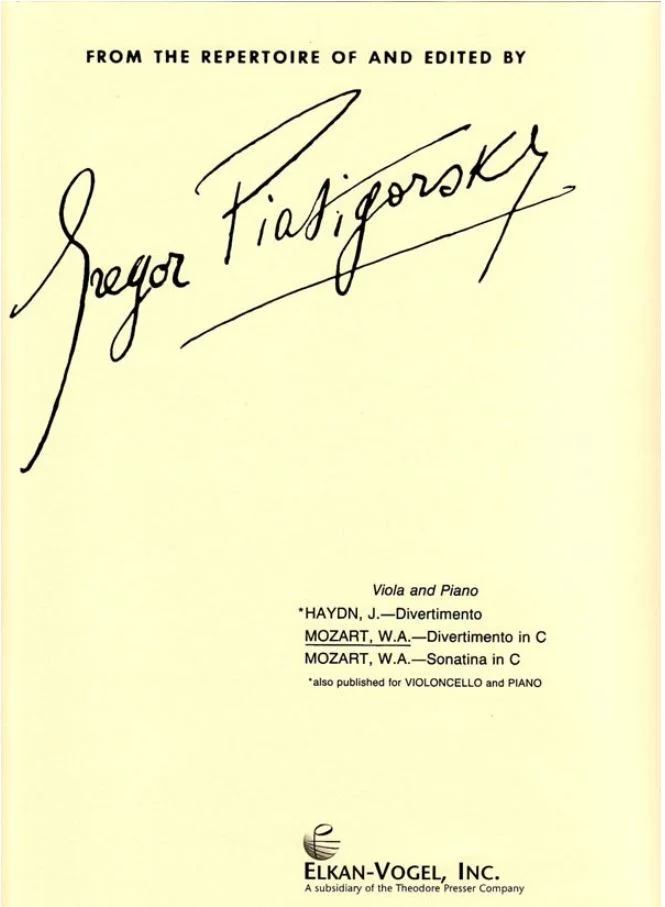 Mozart Divertimento In C Major CF 164-00014