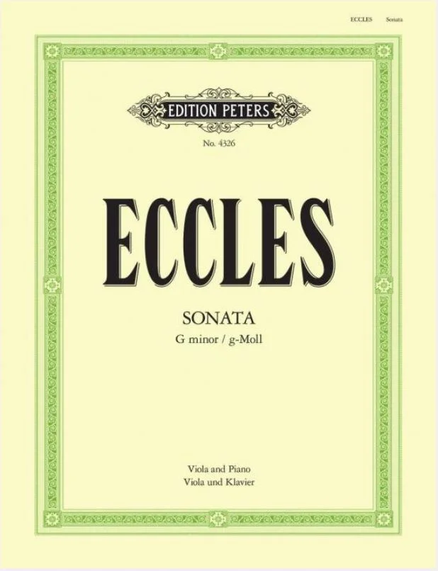 Eccles Sonata in G minor EP4326