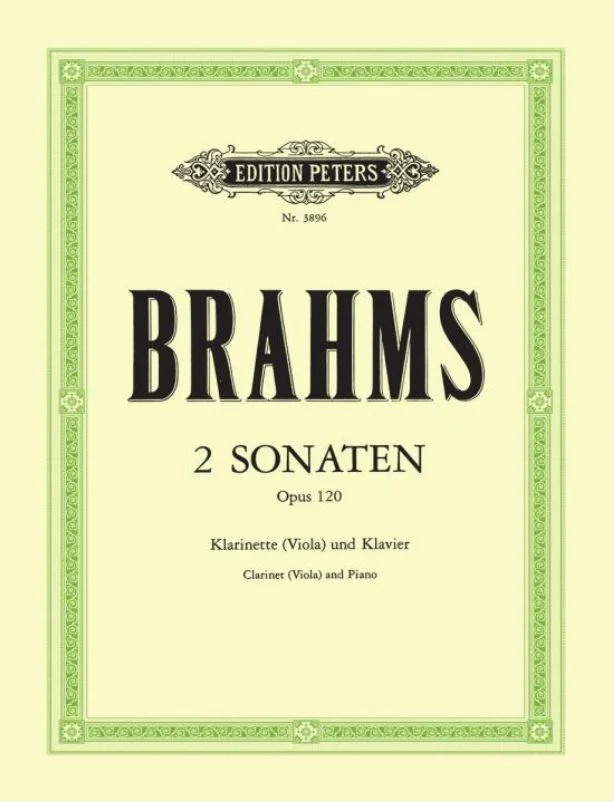 Brahms 2 Sonatas Op. 120 EP3896