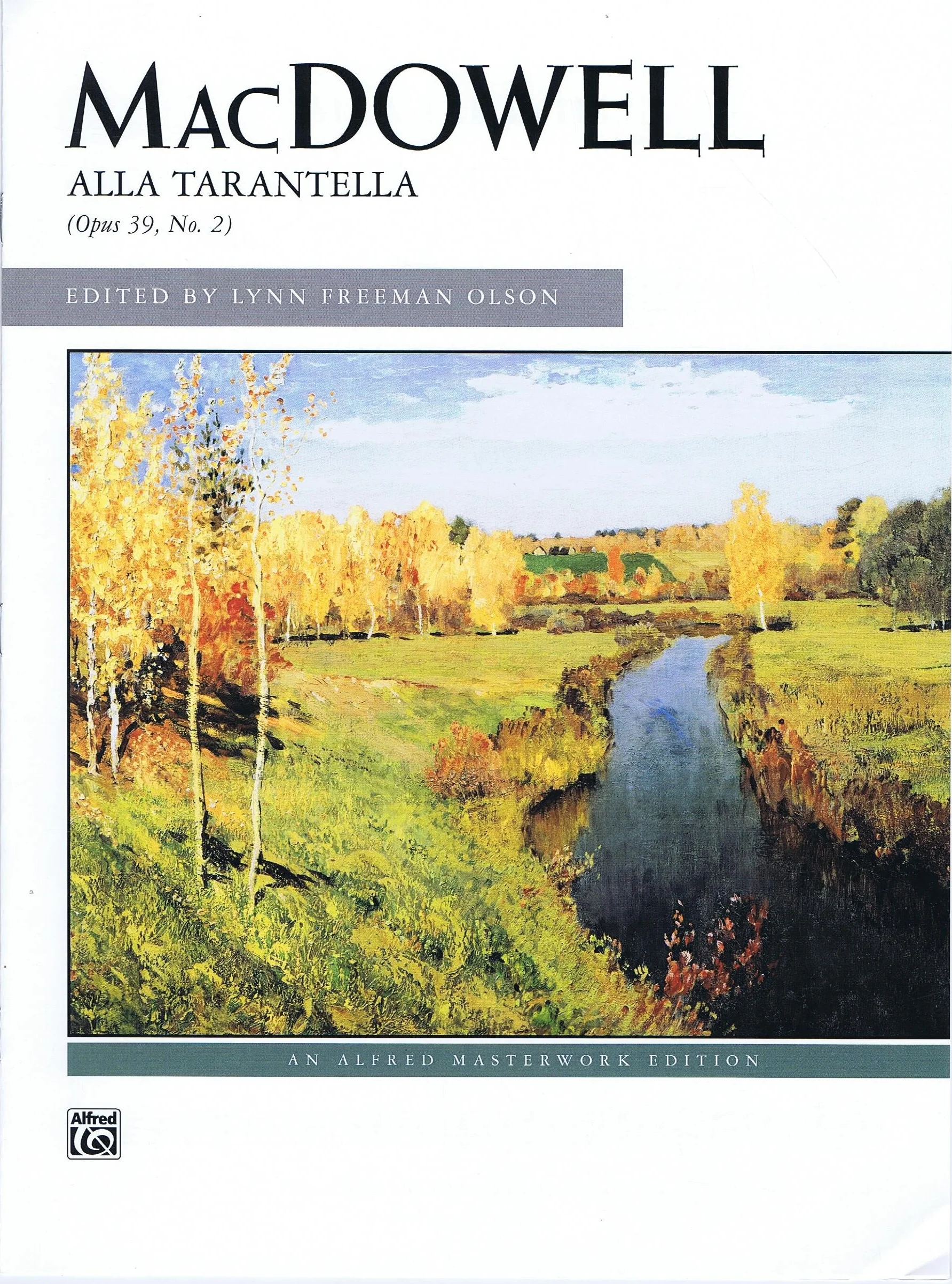 MacDowell Alla Tarantella, Opus 39, No. 2 Alfred 2634