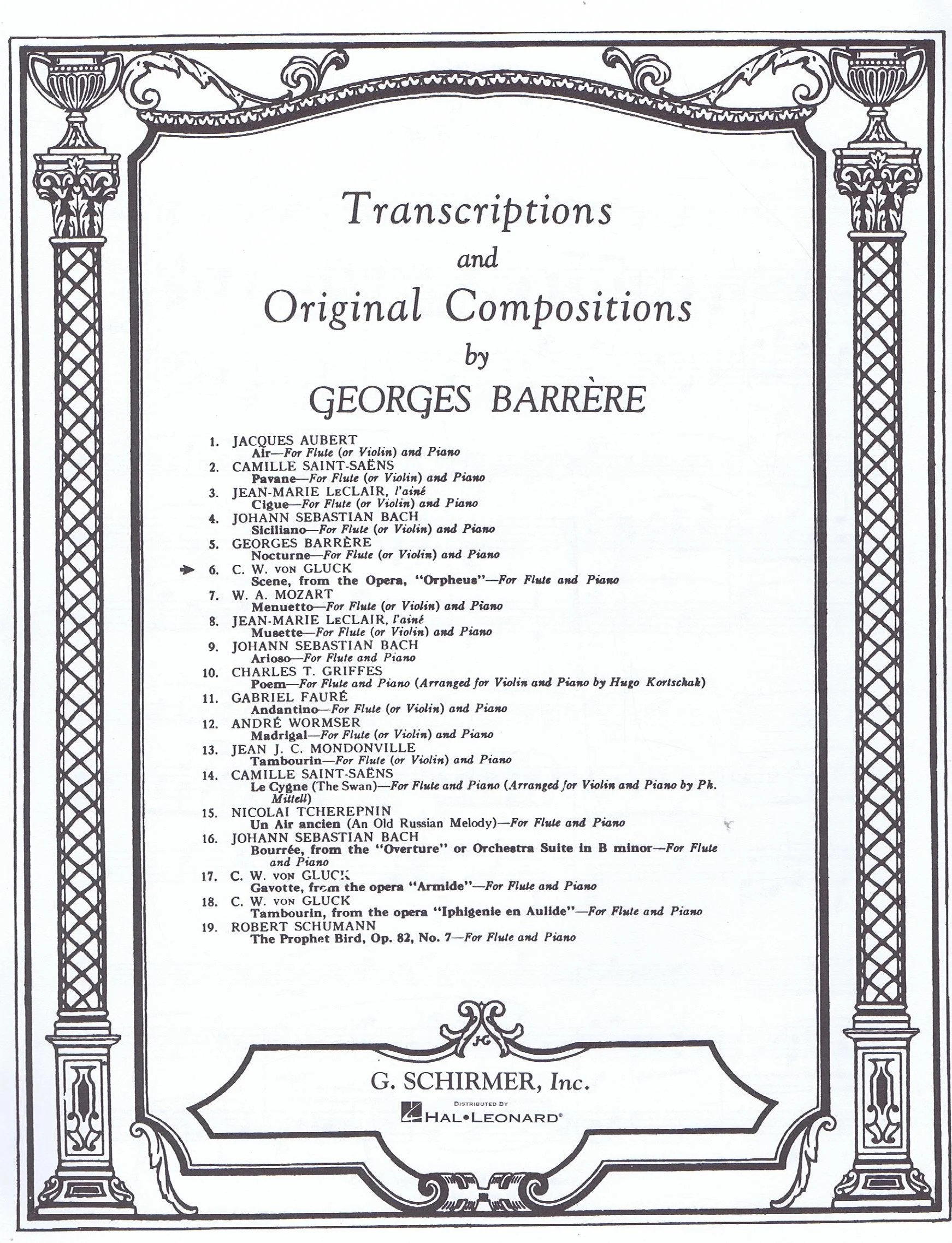 Glück Scenes from Orpheus HL 50502770