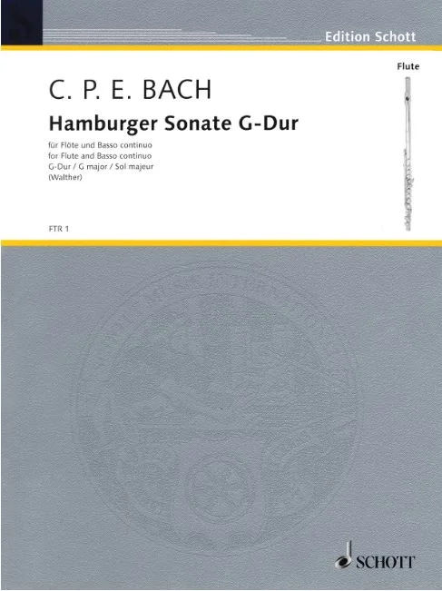 Bach Hamburger Sonata in G Major, Wq. 133 HL 49010497