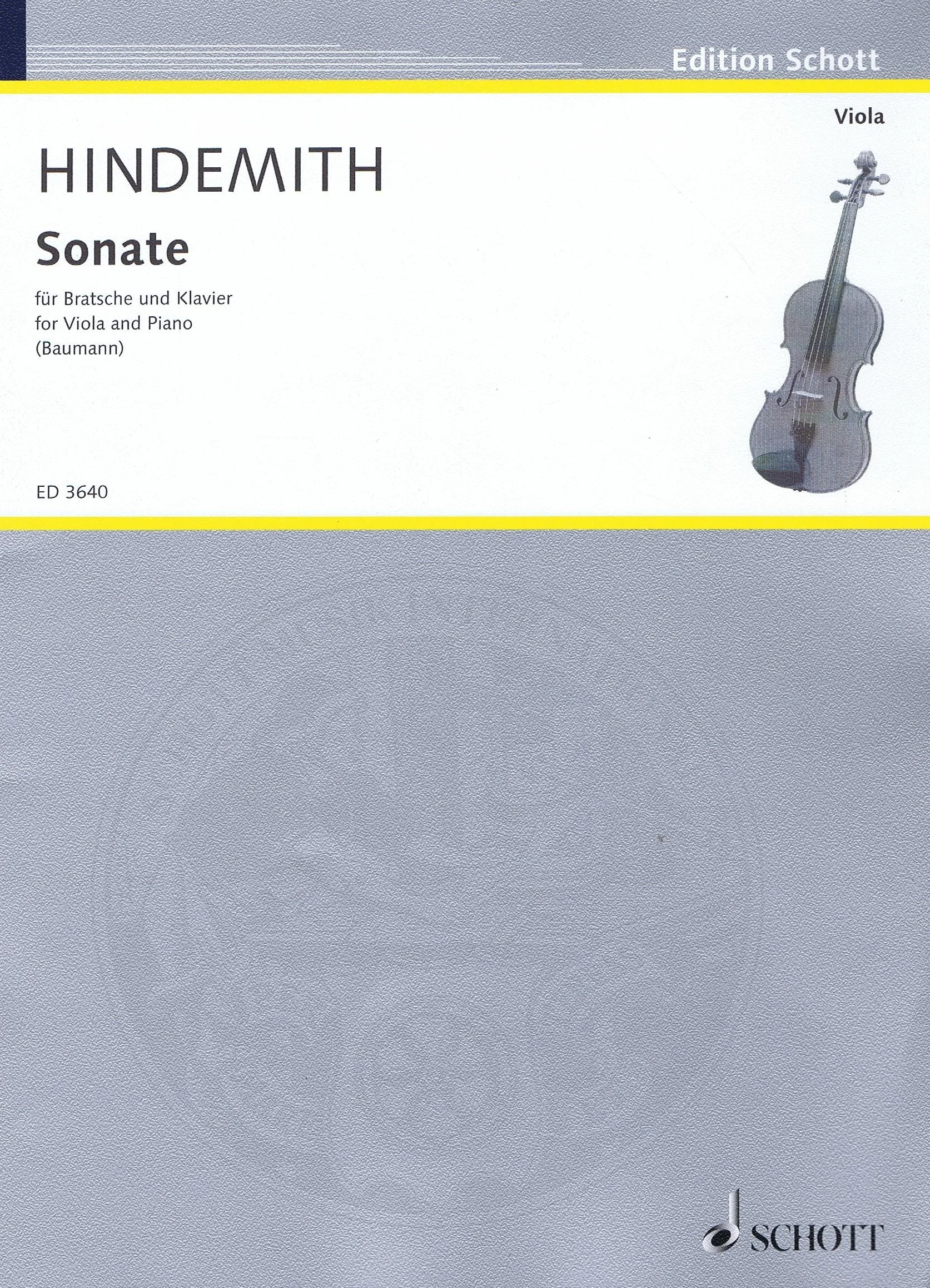 Hindemith Sonata (1939) HL 49004223