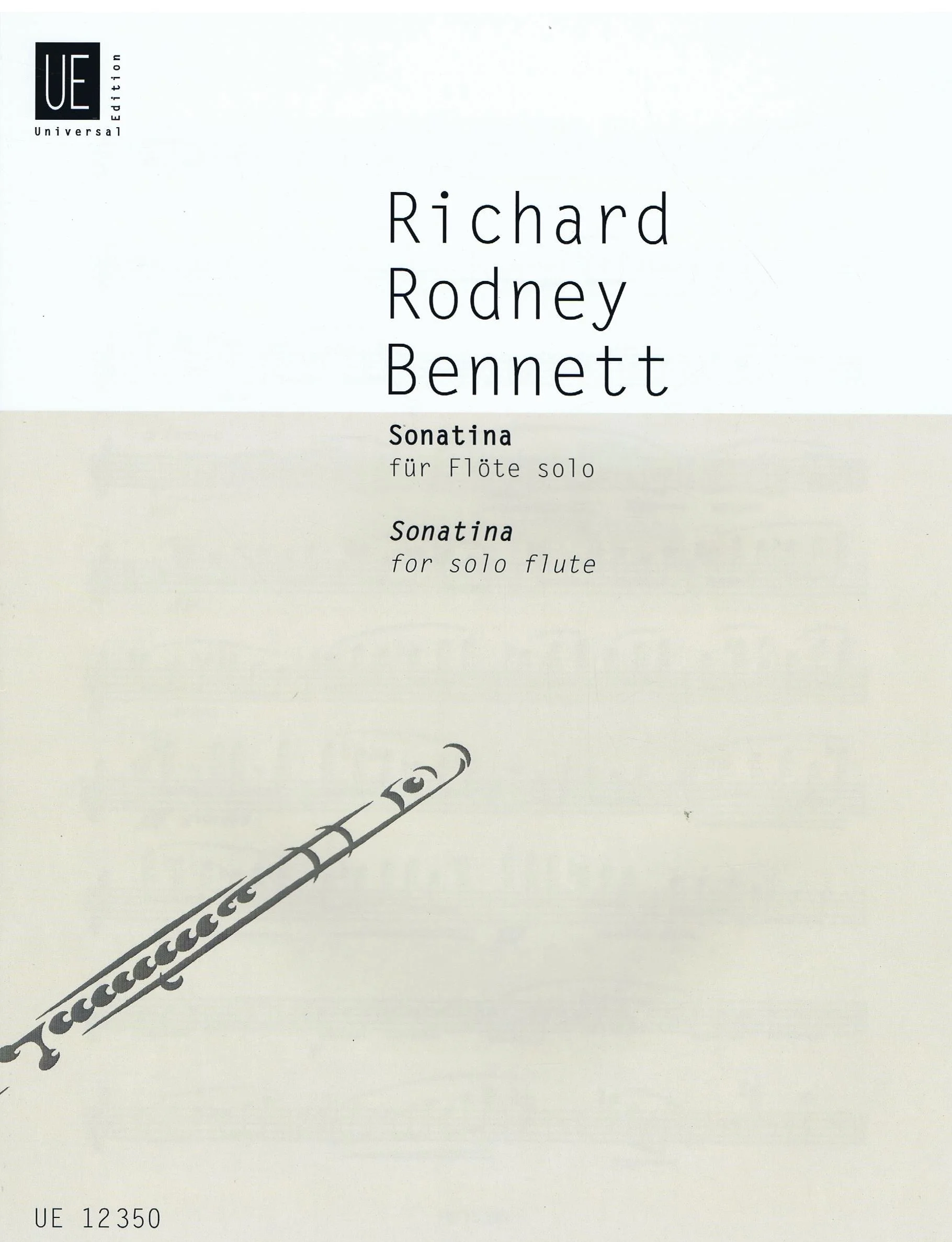 Bennett Sonatina, Flute Solo CF UE12350