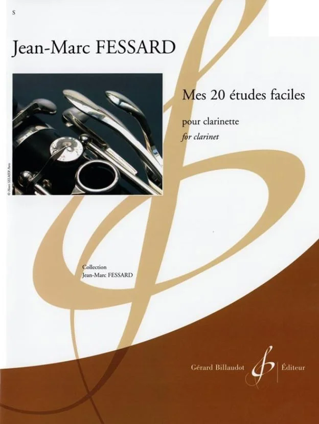 Jean-Marc Fessard, Mes 20 etudes faciles for clarinet, CF 524-08972