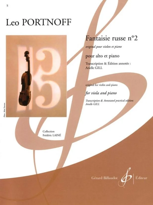 Leo Portnoff, Fantasie Russe No. 2 for viola and piano, CF 514-05690