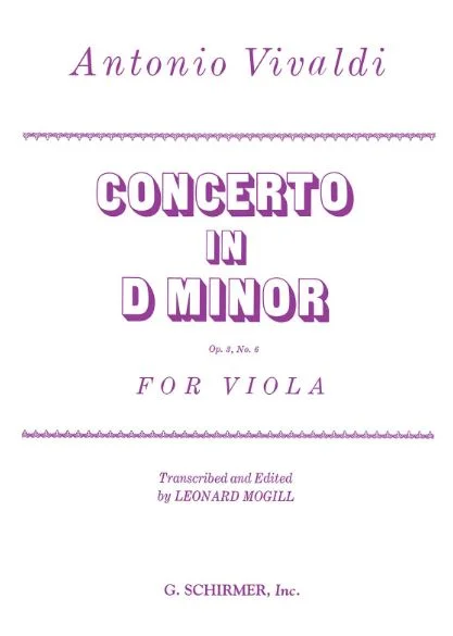 Vivaldi Concerto in D Minor, Op. 3, No. 6 HL 50290670