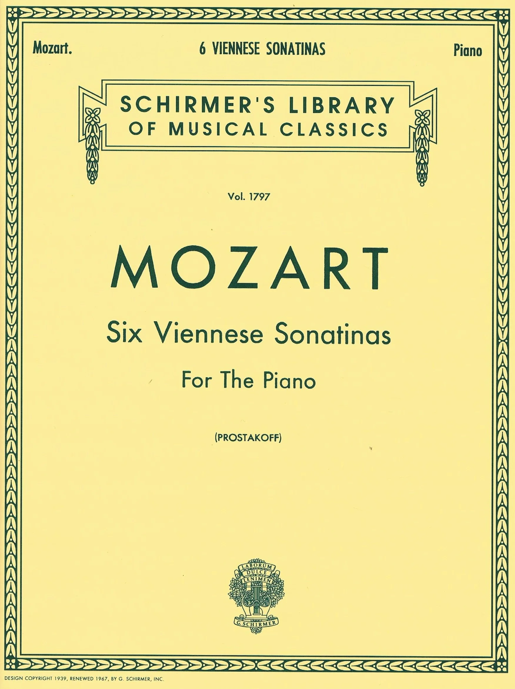 Mozart 6 Viennese Sonatinas for the Pian, HL 50261820