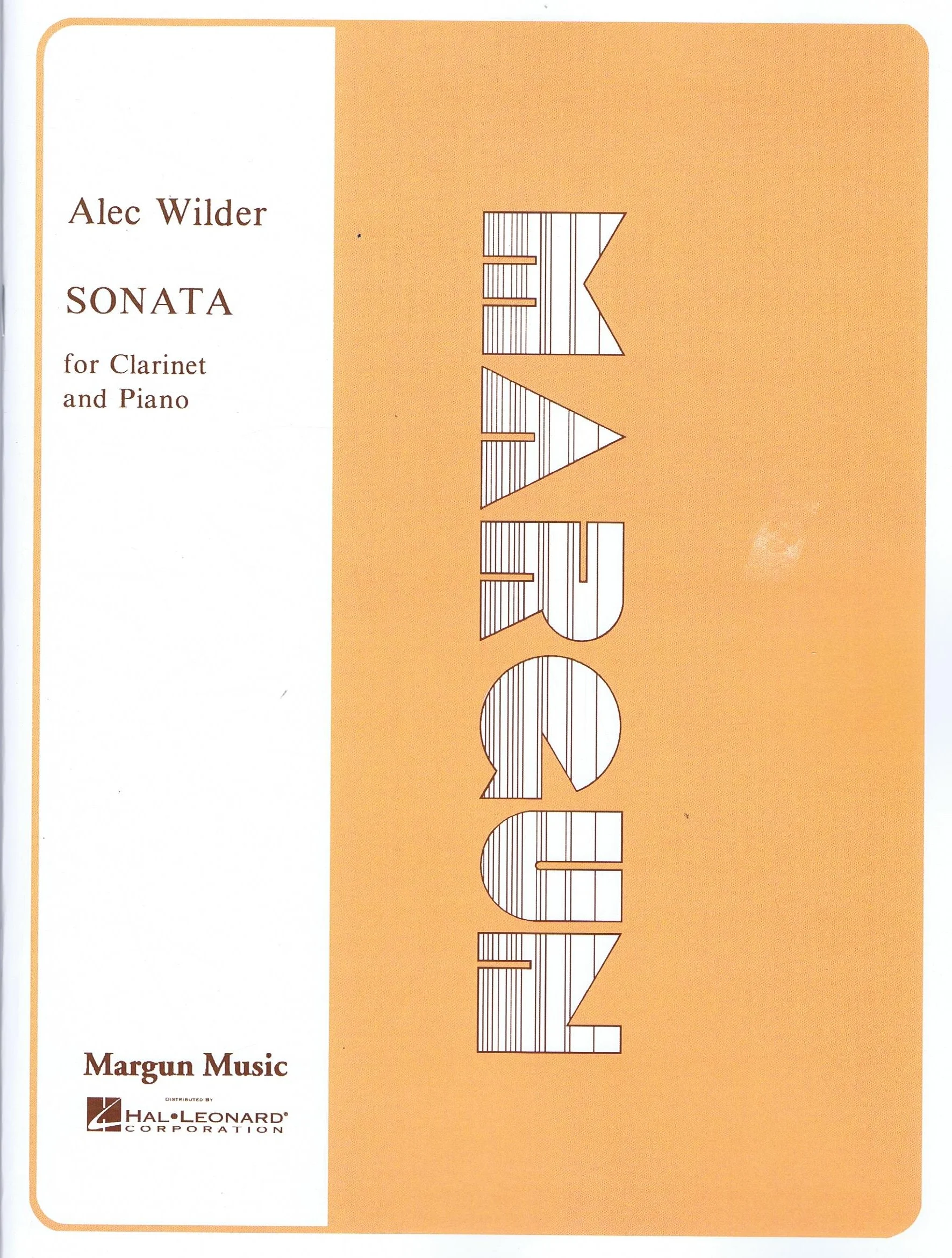 Wilder Sonata for Clarinet and Piano HL 35020902