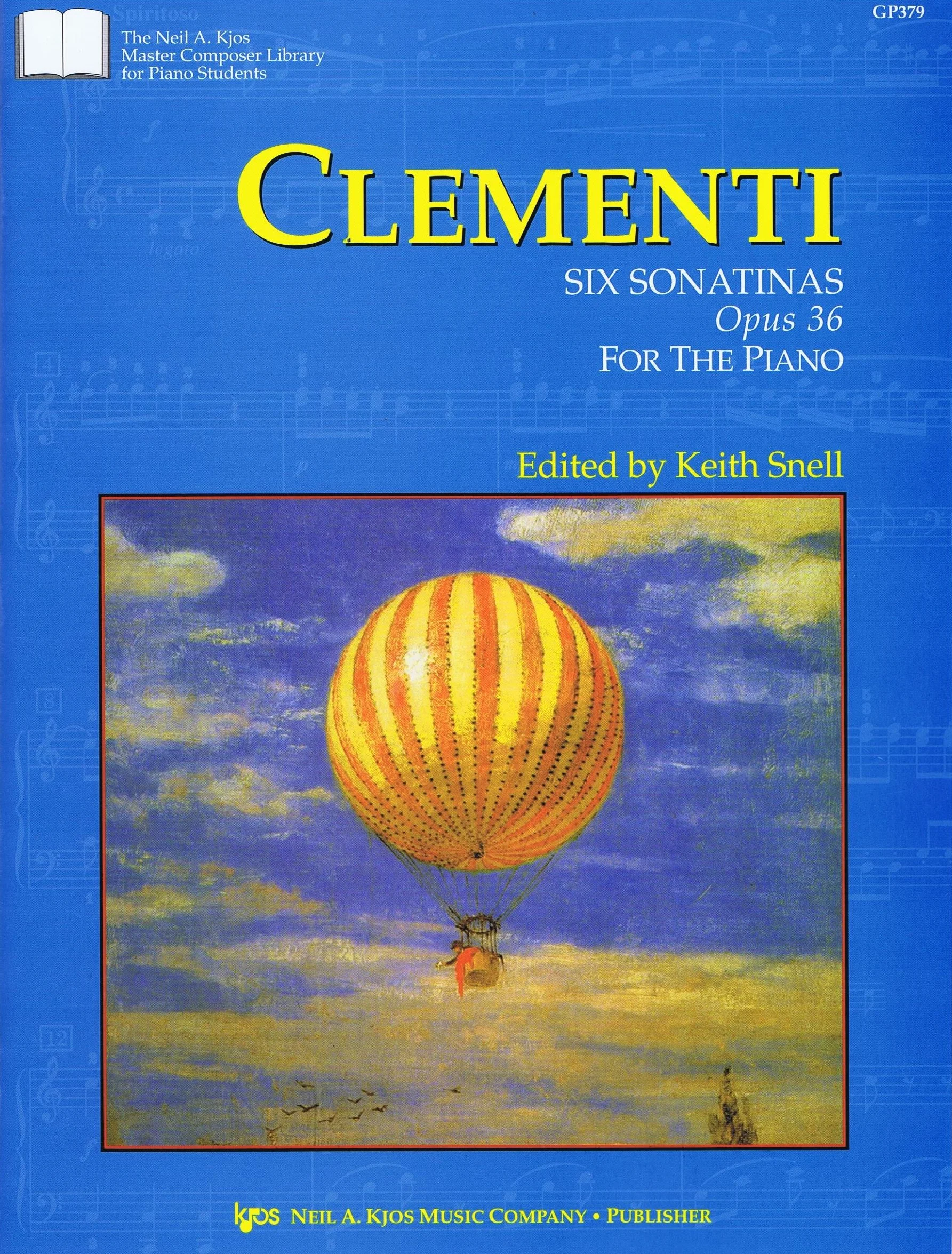 Clementi,Six Sonatinas For Piano, KJOS GP379