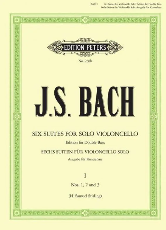 Bach, Suites for Solo Violoncello Vol. 1  EP 238b