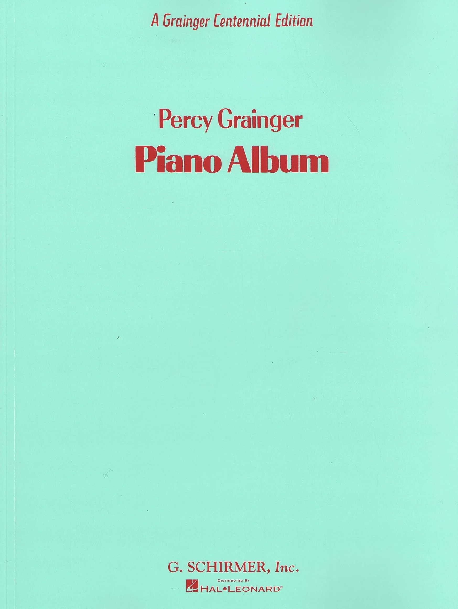 GRAINGER, PIANO ALBUM HL 50329940