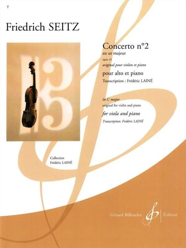 Concerto No. 2 en ut majeur Op. 13 Friedrich Seitz CF 514-08698