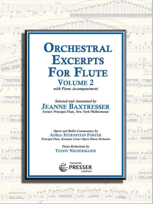 Orchestral Excerpts for Flute, Volume 2 With Piano Accompaniment CF 414-41205