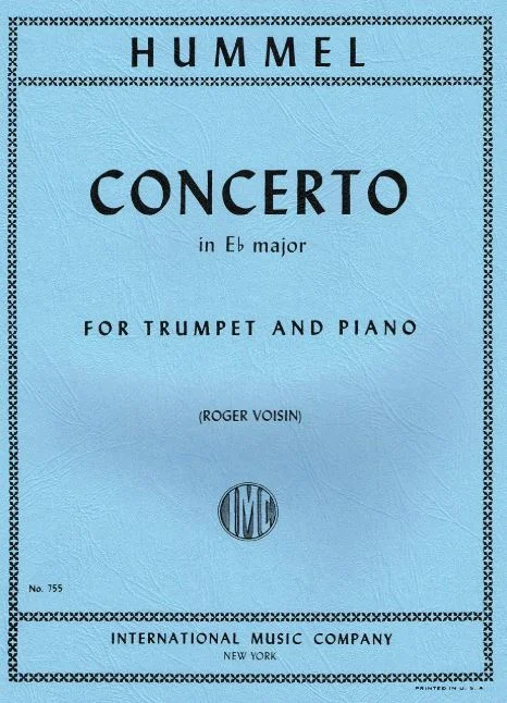 HUMMEL, Concerto in Eb major (FÜSSL, VOISIN, Roger) IMC 755
