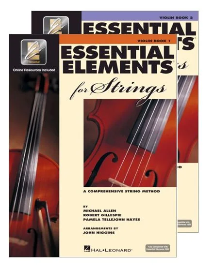 ESSENTIAL ELEMENTS FOR STRINGS – BOOK 1, BOOK 2 WITH EEI Violin HL 00868049, HL 00868057