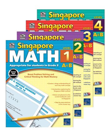 2B 5B GRADES 2 TO 5 3A 4A 4B 2A 3B SINGAPORE MATH PRACTICE BOOKS 1B 5A 