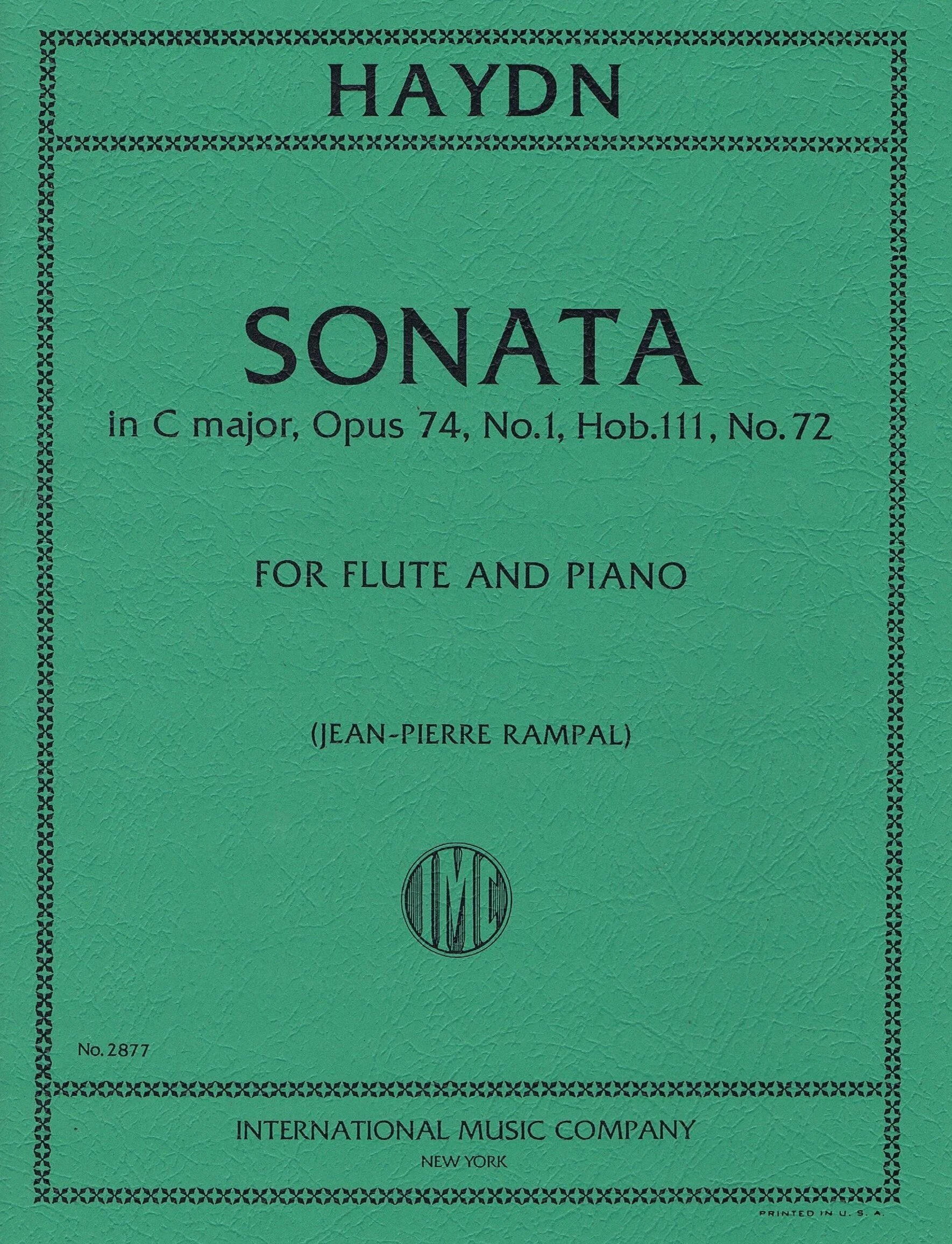 HAYDN, Joseph  Sonata in C major (RAMPAL, Jean-Pierre) IMC 2877
