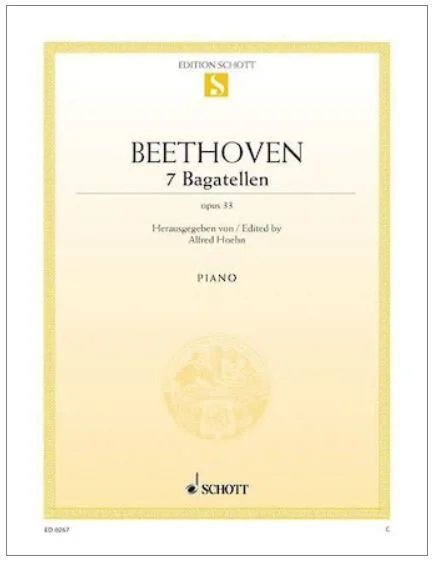 Beethoven, 7 BAGATELLES, OP. 33  HL 49008686
