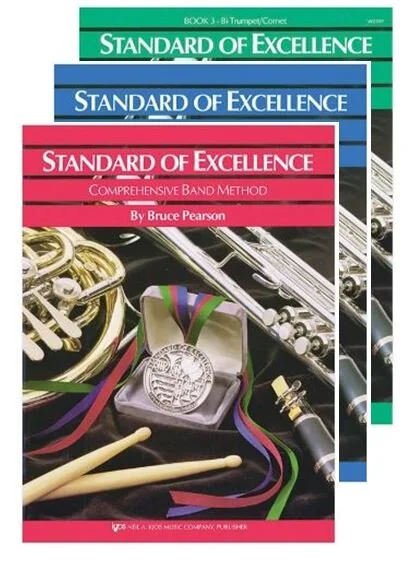 Standard of Excellence Book 1~3 - B♭ Trumpet/Cornet Kjos W21TP W22TP W23TP