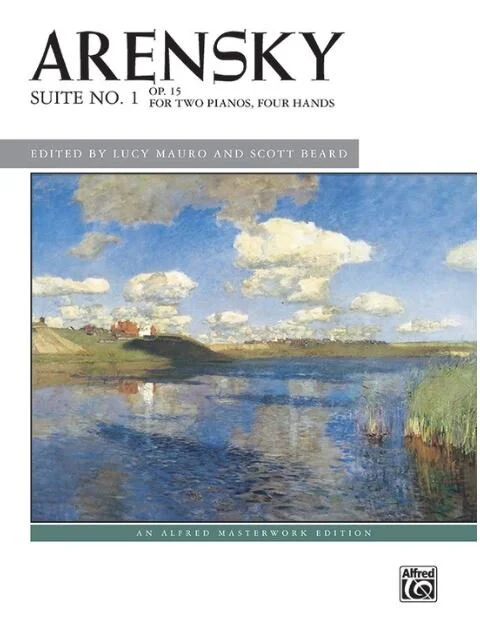 Arensky: Suite No. 1, Op. 15 (2p, 4h) For Two Pianos, Four Hands Alfred 48637