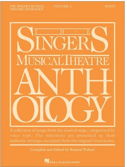 SINGER'S MUSICAL THEATRE ANTHOLOGY DUETS VOLUME 3 Book Only HL 00001155