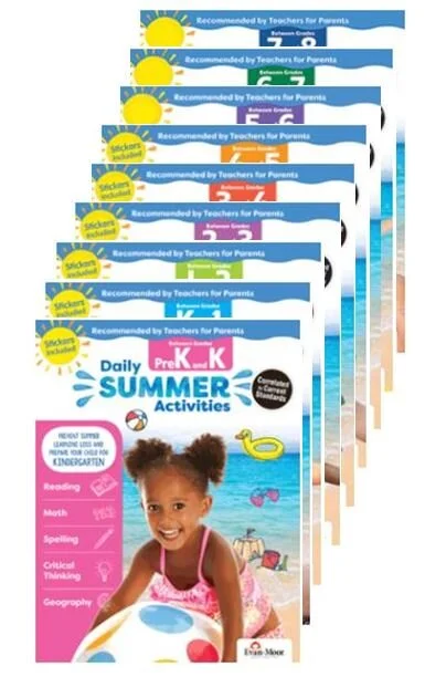 Evan Moor Daily Summer Activities Grade PreK~8